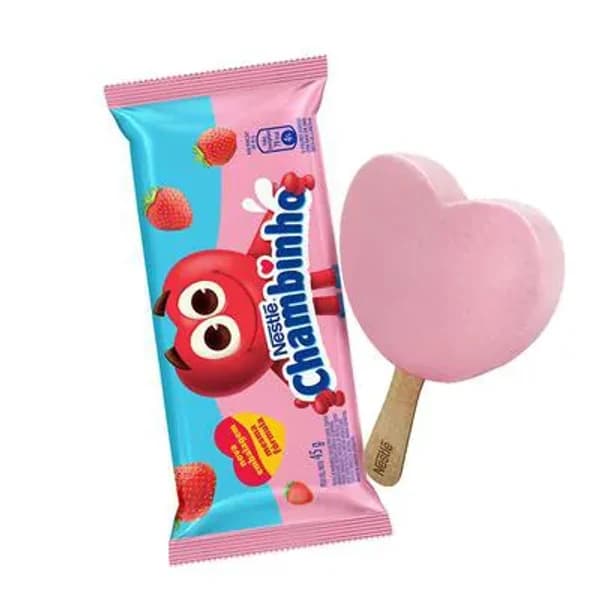 Picolé Chambinho Morango 45g