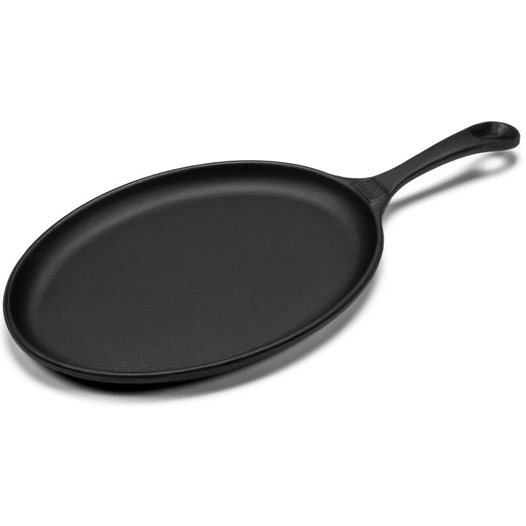 Chapa Oval de Ferro com Cabo 25x18 cm