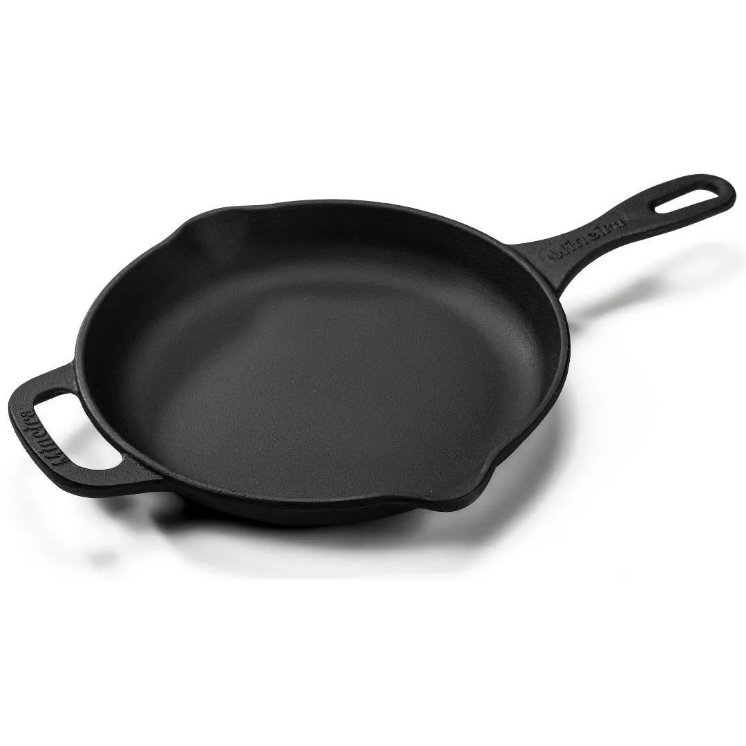 Frigideira de Ferro Preta com Cabo 28 cm