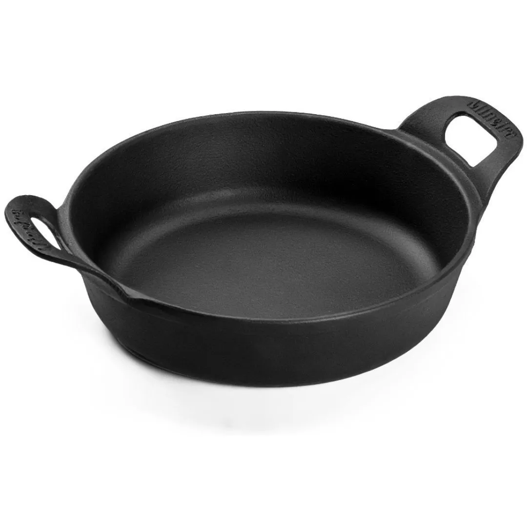 Travessa Redonda de Ferro com Alça 22 cm